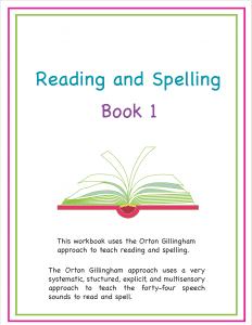 Fisher Hill’s New E-Book: Reading and Spelling Book 1